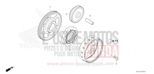 EMBRAYAGE DE DEMARRAGE CMX500AR de 2024